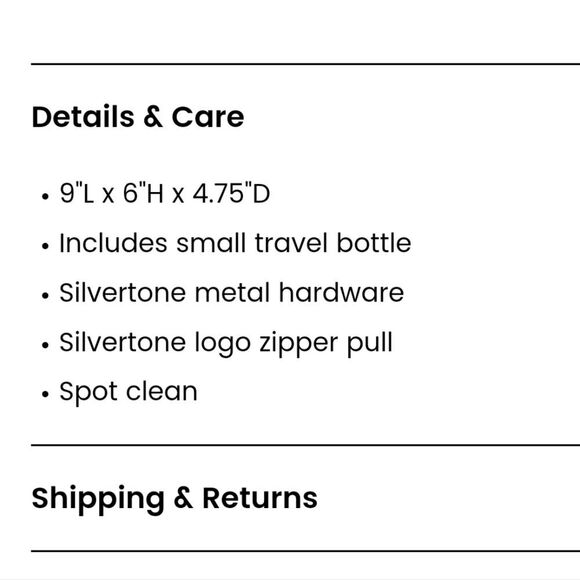 Juicy Couture Heritage Logo Cosmetic Pouch - Picture 6 of 6